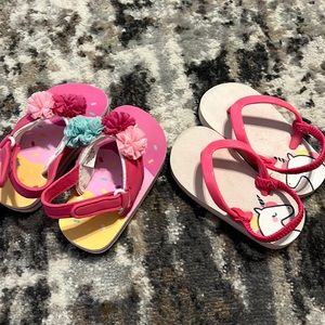 Size 6 kids flipflops 3 dollars EACH
